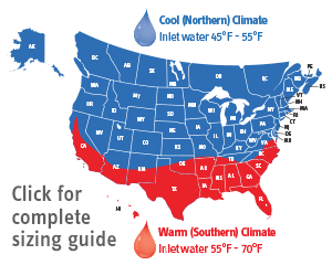 Sizing Guide Map