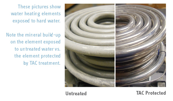 Scale TACler treated vs untreated coil comparison